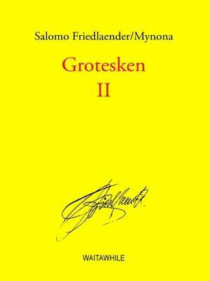 cover image of Grotesken II